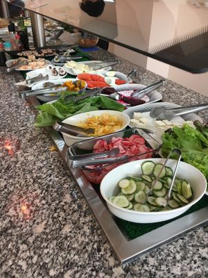 Salad buffet at Ming Zhou in Joinville