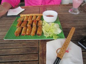 Spring Rolls at V Cafe in Da Lat