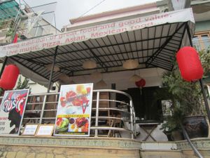 Outdoor Dining at V Cafe in Da Lat