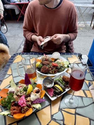 Full table at La Mediterranee in San Francisco