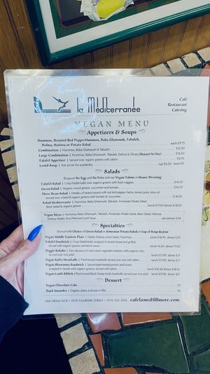   at La Mediterranee in San Francisco