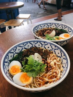 Delicious Sichuan Ma La soup! at Mill in Bangkok