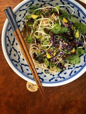 The classic! Sesame cold noodle at Mill in Bangkok