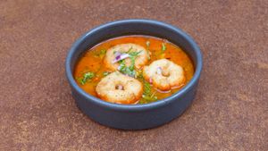 Sambar vada (Vegan) at The Tiffin Truck in Cambridge