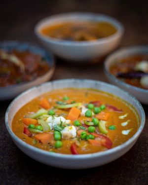 Kadai Vegetables(Vegan) at The Tiffin Truck in Cambridge