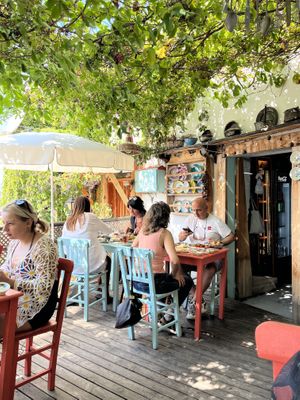 Terrace  at Dudu Mutfak in Kas
