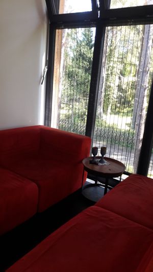 couch area at Ko Matsu Ya in Born Am Darss