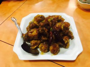 mushroom house chicken - love this at Happy Family - San Bernardino in San Bernardino