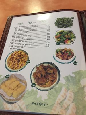 Blown away by this vegan Chinese deliciousness. Thank you to such a loving and attentive staff! I'm bummed I missed trying the vegan beer! ❤  at Happy Family - San Bernardino in San Bernardino