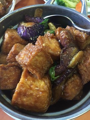 Eggplant and Tofu at Happy Family - San Bernardino in San Bernardino