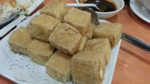deep fried tofu at Happy Family - San Bernardino in San Bernardino