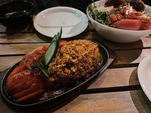 Nasi goreng💚  at Bermondsey Cafe in Nagoya