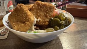 Tofu Kastu  at Bermondsey Cafe in Nagoya