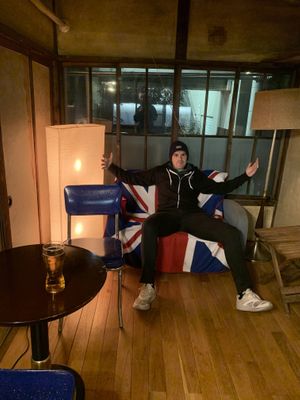 Secret upstairs room at Bermondsey Cafe in Nagoya