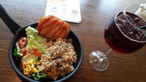 Mushroom pilar & sangria at Newyork B&C in Seoul