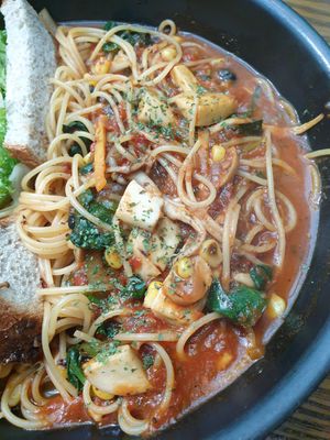 good mix of vegs at Newyork B&C in Seoul