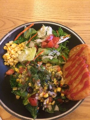 Tofu “steak” at Newyork B&C in Seoul