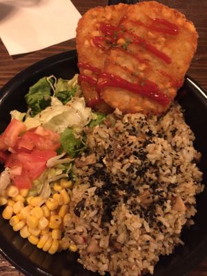 This was yum. Mushroom garlic pilaf. Best!  at Newyork B&C in Seoul