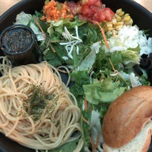 Vegan cold pasta at Newyork B&C in Seoul