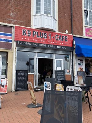 Outside  at K9 Plus 1 Cafe in Barry