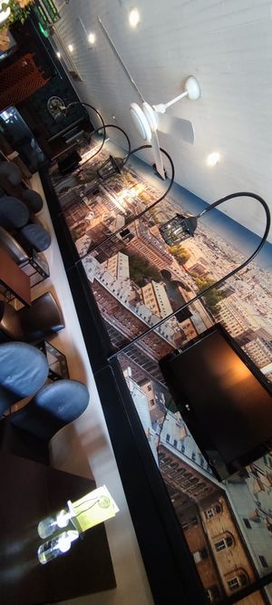 Inside at Coffee Crepes in Paris