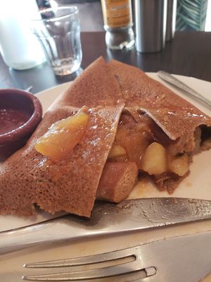galette vincennes at Coffee Crepes in Paris