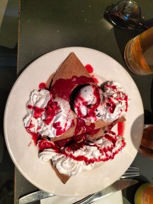 Vegan Madeline at Coffee Crepes in Paris