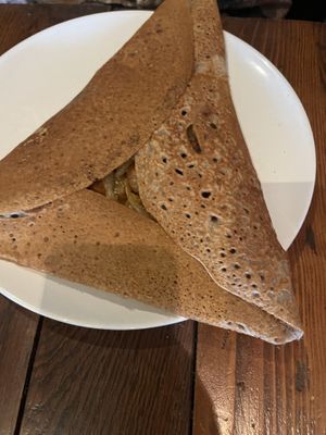 Onion and potato   at Coffee Crepes in Paris