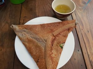 Crepe Charlmain at Coffee Crepes in Paris