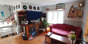 Downstairs seating area at My Tiny Cupboard Fauxmagerie in Wakefield