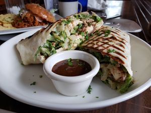 Ceasar wrap 🤤 at My Tiny Cupboard Fauxmagerie in Wakefield