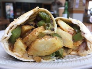 Vegan Burrito  at Confluence in Lake City