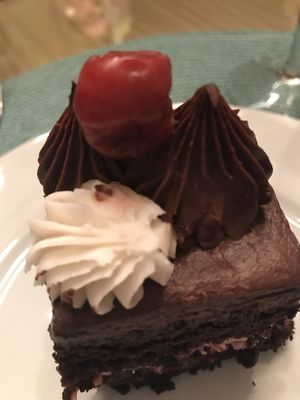 Black Forest brownie cake at Fern Cafe and Bakery in Victoria