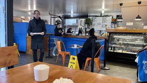 Interior  at Fern Cafe and Bakery in Victoria