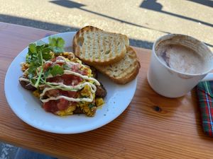 Breakfast Scramble 😋  at Fern Cafe and Bakery in Victoria