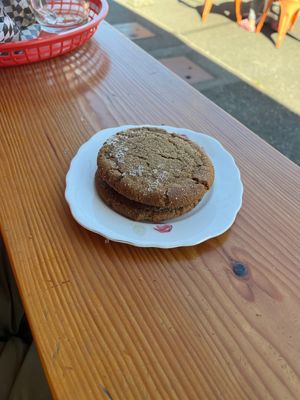 Ginger Molasses Cookie 😁  at Fern Cafe and Bakery in Victoria