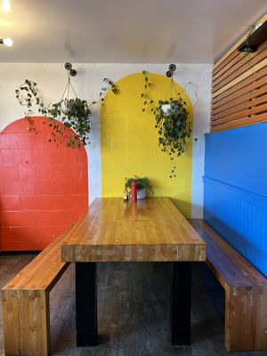 seating  at Fern Cafe and Bakery in Victoria