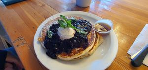 Pancakes at Fern Cafe and Bakery in Victoria