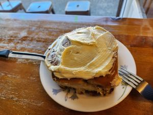 Cinnamon roll at Fern Cafe and Bakery in Victoria