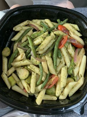 Mixed vegetable pasta at McGarity's Saloon No 61 in Jefferson