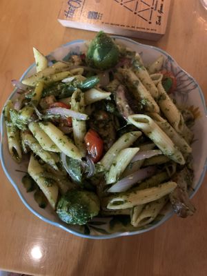 Mixed vegetable pasta at McGarity's Saloon No 61 in Jefferson