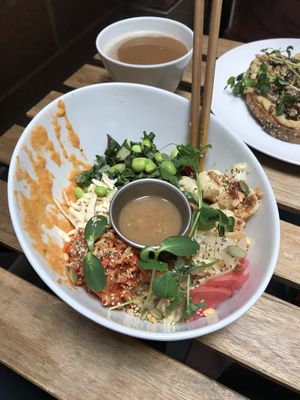 Bimbimbap at Leef + Stem in Langley