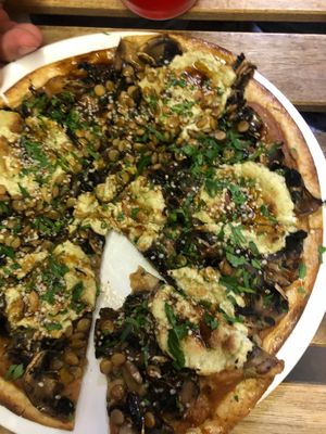 Forager pizza at Leef + Stem in Langley