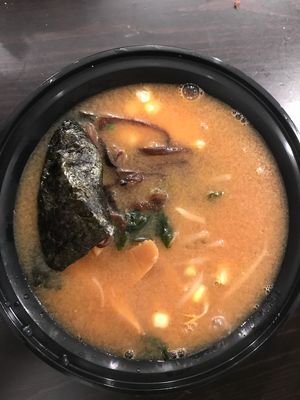 Vegan ramen at Soup Shack in Boston