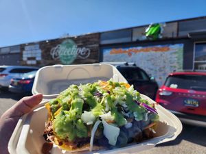 Brisket Nachos at Root 66 Food Truck ABQ in Albuquerque