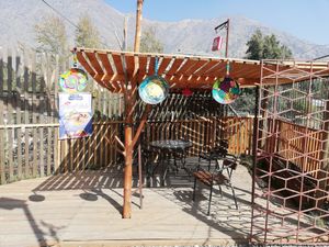 Outside at Recuerdos del Cajon del Maipo - La Vegana con Ganas in San Jose De Maipo