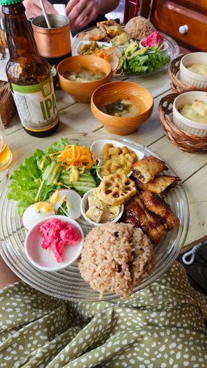 Lunch set at Ramuna in Nara
