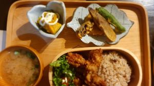 The Bento box.  at Ramuna in Nara