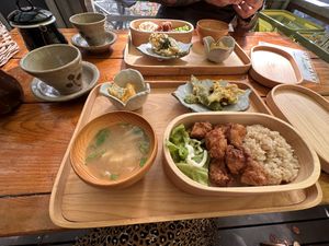 Karaage bento  at Ramuna in Nara