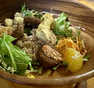 Falafel set  at Ramuna in Nara